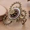 Cluster Rings 4cm Large Ring Face Mixed Vintage Colors Gear Parts Conçu Réglable Steampunk Mechancal