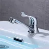 Badezimmer-Waschtischarmaturen, 2 Stück, Küchenarmatur, Upgrade, verdickter Einhandgriff, Chrom, Deckmontage, Zinklegierung, Wasserhahn, Waschbecken, Loch, Badewanne