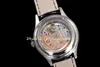 ZF JL Watch Luxury Men's Master Calendar 1558420 (ремешок Cowhhide - указатель буквы, 866/1 Полное автоматическое механическое движение, 40 мм) белый