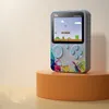 G5 Macarons Kolor retro przenośne odtwarzacze gry przenośne konsola wideo Bulit-in 500 gier 8