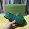 Сандальницы Slipper Sandals Женские модные вышитые цветочные холст.