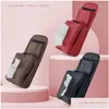 Car Organizer Leather Seat Side Hanging Storage Bag Driving Tissue Box Pocket Phone Card Holder Drop Delivery Mobiles Motorcycles In Dhm7D