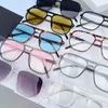 Zonnebrillen Shauna TR90 Fashion Double Bridges Rivets Dames Square Zonnebrillen Retro Antibue Light Optische bril Frames 230511