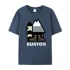 Herrpolos burton snowboards t shirt size s 5xl 230511