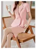 Zweiteiliges Kleid, Sommer, kurzärmelig, formelle Damen-Business-Anzüge, OL-Stile, Damen, Büro, professionelle Blazer, Arbeitskleidung, Outfits, Sets, Übergröße