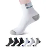 Paar Mann Socken Bambus Großhandel Kompression Faser Baumwolle5 Herbst Winter Männer Atmungsaktive Baumwolle Sport Socke Deodorant Business Plus Größe 38-47