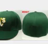 Męski Oakland Baseball Pełne zamknięte czapki Summer Snapback Sox As Letter Bone Women Kolor WSZYSTKIE 32 Drużyny Casual Sport Flat Hats NY Mix
