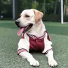 Baseball clothing pet clothing medium large dogs Golden Retriever Labrador dog clothing autumn and winter models