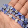 Koraliki 7-11 mm niebieskie surowe lapis lazuli klejnot naturalny swobodny forma luźne minerały kamień do biżuterii tworzących majsterkowanie bransoletki