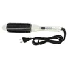 Hair Brushes Professional Ceramic Hair Curler Straightener Heat Comb Electric Lcd Hair Brush Curling Comb Round Large Roller Waver 230510