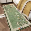 Carpets Chinese Classical Bedroom Bedside Carpet Classic Landscape Flower Bird Painting Balcony Rug IG Large Area Luxury Decoration Home 230511