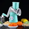 Fruktgrönsaksverktyg Housewives Food Processor Kitchen with Sug Cups Shredder Cuts grönsaker Fruit Drum Hand Grater Vegetabiliska skivor Peeler 230511