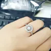 Vintage Kreis Ring 925 Sterling Silber für Pandora Schmuck Kristall Diamant Party Ringe Set für Frauen Freundin Geschenk Designer Ringe mit Original Box Großhandel