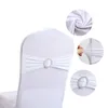 Luxurious Chair Cover Sashes with Buckle Decorations Perfect for Weddings, Parties and Birthdays
