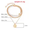 Pendant Necklaces Three Layer Necklace For Women Imitation Pearl Vintage Round Chokers Girls Gift Bohemia Elegant Jewelry