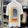 Men's Polos Casablanca T Shirt Men Women Fashion Casual T-shirt Top Tees 230511