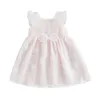 Fille robes filles élégante robe de bal formelle pour enfant fête robe de bal Tulle Tutu princesse été plage porter des vêtements