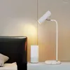 Masa lambaları Nordic LED minimalist dönebilir mermer siyah altın masa masası ışıkları yatak odası çalışma oturma odaları dekorasyon aydınlatma