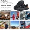 Safety Shoes SUADEX Safety Work Shoes Men with Steel Toe Cap Construction Work Boots Breathable Men Work Safety Sneakers Safety Footwear 230509