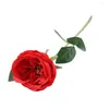 Fleurs décoratives artificielle Rose fleur non-fading veines claires fausse décoration de mariage bricolage artisanat