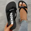 Slippers Women Women Summer Non Slip Wedges Slippes Woman Flip Flip Size 7 couro com suporte de arco 10 230510