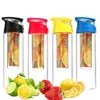 Bottiglie d'acqua sportive portatili Infusore per frutta Bicchiere d'acqua in plastica Bpa Free Bottiglie d'acqua da 700 ml con filtro Succo Shaker Tazza d'acqua