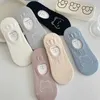 Socks Hosiery 5 pairs new female socks summer beautiful japanese fashion cartoon bear funny soft cotton socks short non slip invisible socks P230511