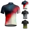 T-shirt da uomo Estate Uomo Tempo libero Sport Abbigliamento da ciclismo Moda 3D Graduale Corrente Manica corta Girocollo Uomo T-shirt Manica lunga