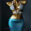 MEDIA FOMAN FORNAY 2023 Férias Sexy Diamond Big V Bikini Conjunto Bling Stones Reth Strassne Bathing Suit de boa qualidade