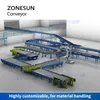 ZONESUN Flexible Conveyor Powered Rollers O Belts Material Handling Equipment Industrial Commercial Transportation ZS-FCO600