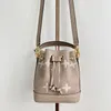 Bolsa de grife feminina bolsa de couro #46291 sacola de ombro impressa vintage Mini bolsa de temperamento feminino