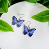 Boucles d'oreilles pendantes 6 Style bohême papillon goutte boucles d'oreilles bijoux de mode mignon Animal acrylique 2023 cadeau de demoiselle d'honneur