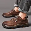 Dress Shoes Fashion Autumn and Winter Hiking Casual Business Outdoor Sports Men's Shoes 230509