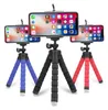 Гибкая губка Octopus mini Tpeerpt Swithpledple для iPhone Samsung Xiaomi Oppo Vivo Camera Camera Dopect Clip Stand