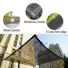 Momba 4/6/12pin preto líquido de sol preto tampa anti-UV Mesh Mesh Garden Gazebo Gazebo Twning Outdoor Reding Shading 50 ~ 90% 230510