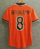 Gullit 1988 Retro Soccer Jerseys Bergkamp ROBBEN 2010 12 Van Basten 2000 02 1998 94 90 92 Hollands maillots de football vintage Seedorf 1996 Rijkaard DAVIDS Koeman uniforme