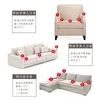 Stol täcker ruffled seersucker soffa omslag för vardagsrum tjock elastisk solid stretch soffa 1-4-sits fyra säsonger tyg universal