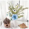 Decoratieve bloemen Weddinghand Tied Bouquet Marigold Daisy middelpunt Tafel regelen bloem diy huis deco woonkamer feestdecoratie