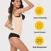 Kobiety Trainer Trainer Women Cincher Corset Vest Trimmer Body Shapewear Sports Pasek z czołgiem z paskiem z zamek błyskawiczny