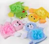 4 Colori Animali Stile Doccia Lavaggio Panno Asciugamani Carino Bambini Baby Shower Telo da bagno Spugna da bagno Body Scrub Guanto da bagno