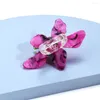 Anillos de racimo llegada lindas flores de resina acrílica románticas para mujeres niñas accesorios de moda al por mayor