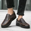 Scarpe da uomo Scarpe da uomo casual formali Mocassini Mocassini comodi Slip-on traspiranti Scarpe da guida piatte da uomo Scarpe da barca