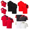2023 F1 Racing Suit Formuła 1 Drużyna koszulka polo Letnia Czerwona T-shirt z krótkim rękawem spersonalizowany dla mężczyzn i kobiet.