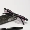 Lunettes de soleil 2023 TR90 mode affaires dégradé couleur lunettes de lecture unisexe trois verres clairs