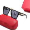 exclusive retro Luxury Men's and women's 1010 sunglasses UV400 with stylish and sophisticated sunglasses