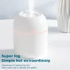 220 ml H2O luftfuktare Mini Portable USB AROM Diffusor med cool dimma för sovrumsbilarnas bilväxter renare Humificador