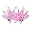 Kandelhouders P82d Glass Lotus Flower Stand Tea Light Holder Candlestick Wedding Decorations