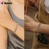 Chain RainSo 99999% Pure Germanium Bracelet for Women Korea Stainless Steel Health Magnetic Energy Couple Jewelry 230511
