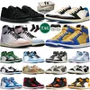 Air jordan retro 1 Трэвис Скотт 1 Jumpman 1s мужчины женщины баскетбольной обуви обсидиан UNC Черный Toe Разрушенные Backboard мужские Открытый тренажеры спортивные кроссовки 36-47