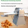 Pastry Making Machine Dough Sheeter Vertical Bakery Machinery Tabletop Automatic Electric Mini Pastry Croissant Dough Sheeter